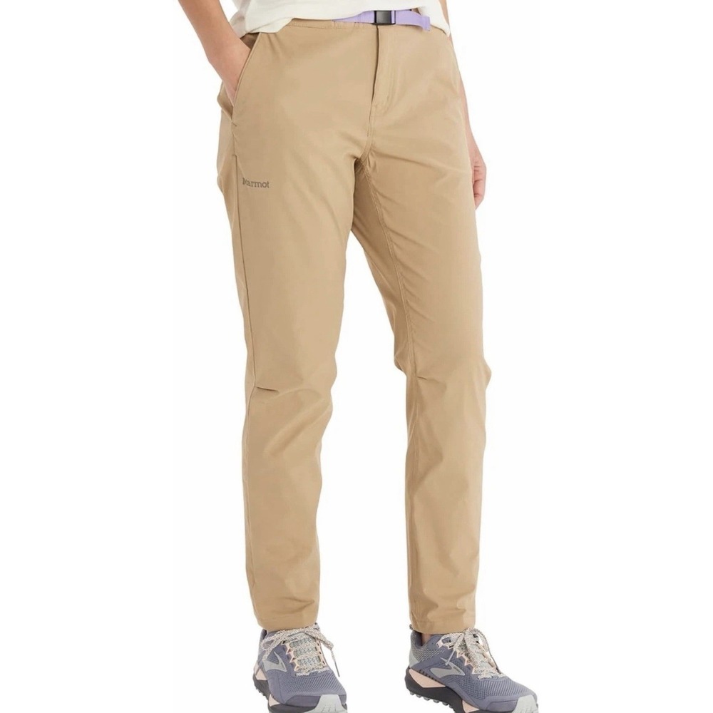 MARMOT Kodachrome Pants Shetland Women 4 Camping Hiking Outdoors Tan 29 Inseam